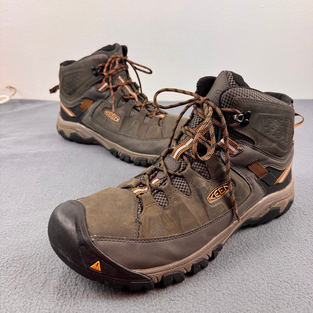 Keen Targhee III Mid Hiking Boots Mens 14‎ Wide Brown Waterproof 1018596